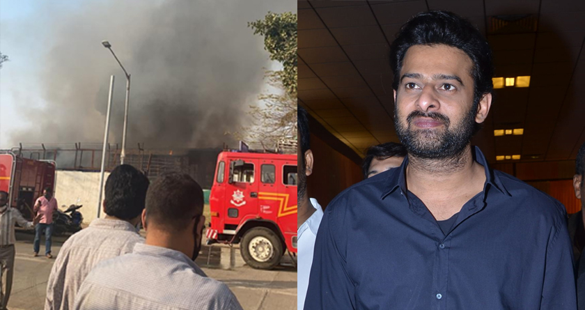 Prabhas & Saif Ali Khan starrer Adipurush sets go ablaze but no injuries caused