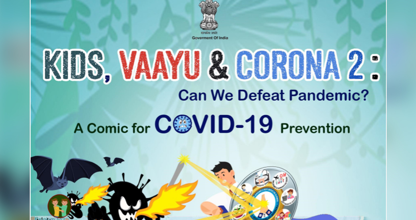 Kids, Vaayu, and Corona: Comic Book That Informs About Covid Vaccines