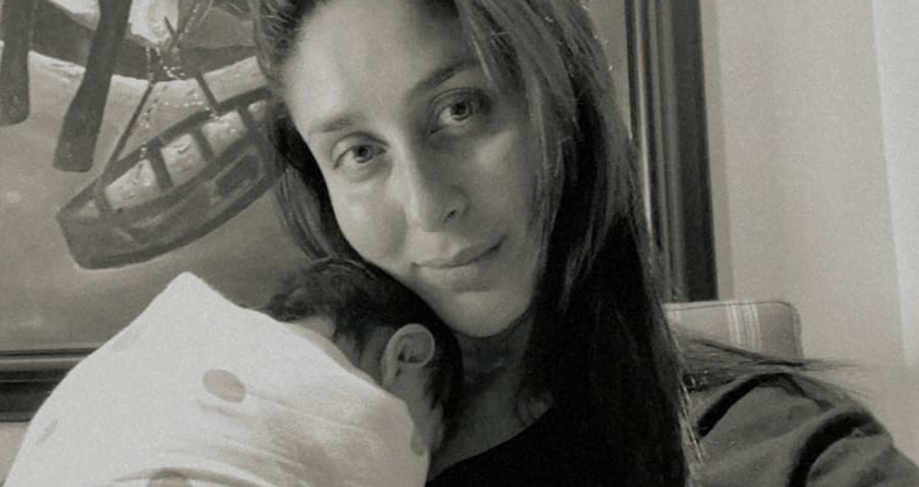 Kareena Kapoor Khan offers a photo of her newborn