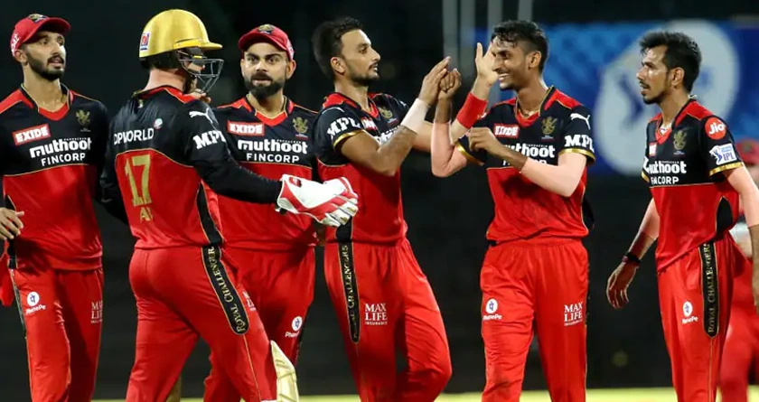 RCB climbed to the top of points table