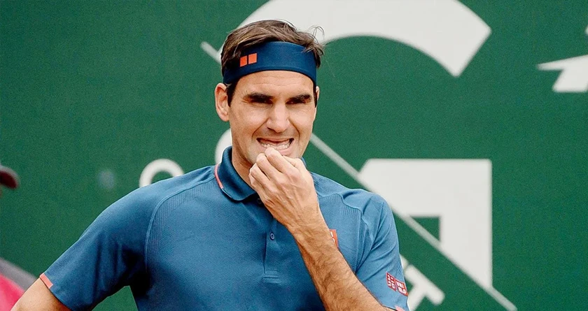 Roger Federer played his first match in Doha