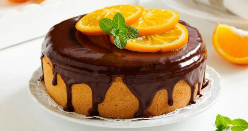 Choco orange cake with 3 ingredients